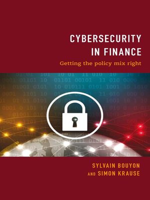 cover image of Cybersecurity in Finance